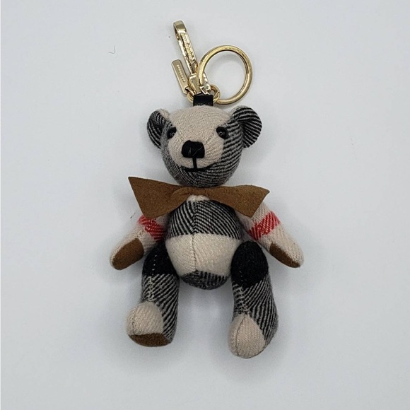 Burberry Vintage Thomas Bear Cashmere Key Ring - Picture 3 of 10